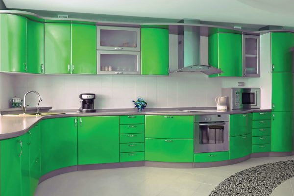 green kitchen